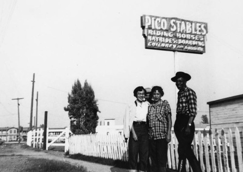 Friends at Pico Stables