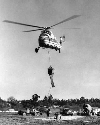 Aerial bucket brigade