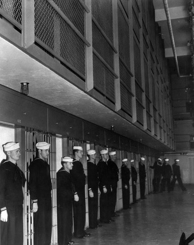 Sailors at Terminal Island Prison