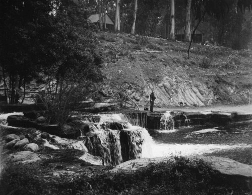 Waterfall at the Rainbow Angling Club in Azusa