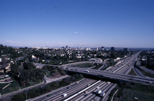 405 Freeway at Sunset Boulevard