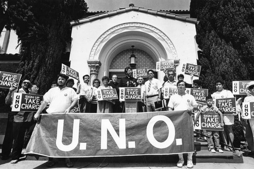 UNO protest