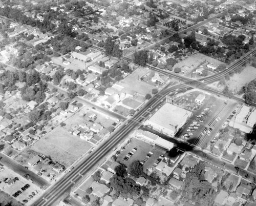 Temple City aerial view