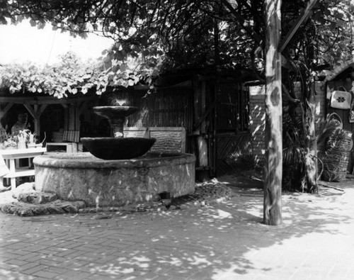 Fountain on Olvera Street