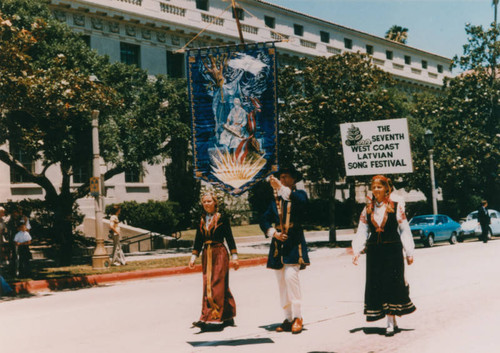 Banners, Latvian Song Festival parade