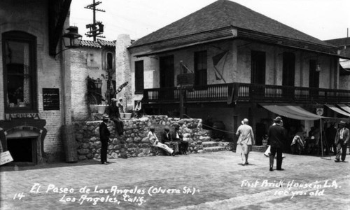 First brick house in Los Angeles