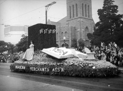 "Pasadena Merchants Ass'n," 51st Annual Tournament of Roses, 1940