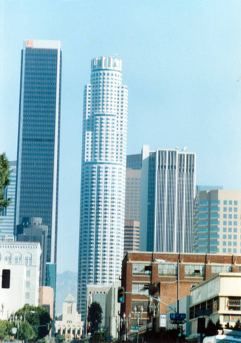 L.A. Public Library dwarfed by two giants