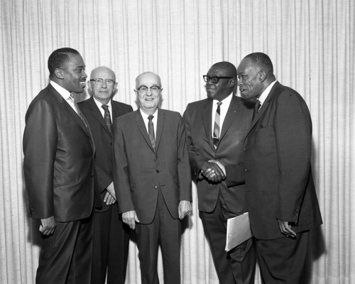 Reverend A. A. Peters and Charles N. Chapman at unknown event