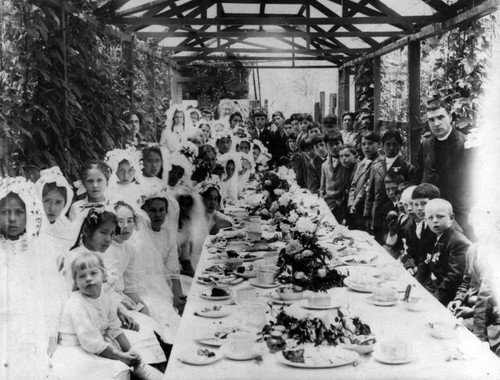 First Communion at San Fernando Mission