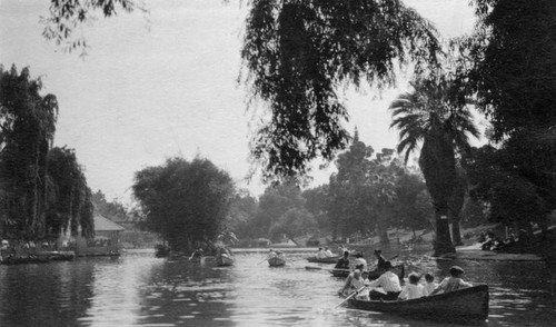 Boating in Hollenbeck Park