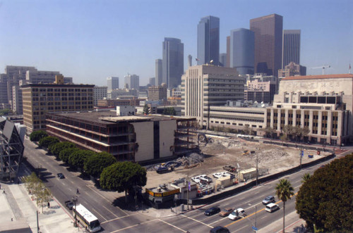 CALTRANS demolition, panoramic view