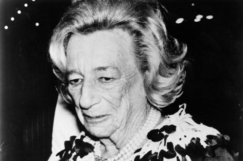 Writer Lillian Hellman