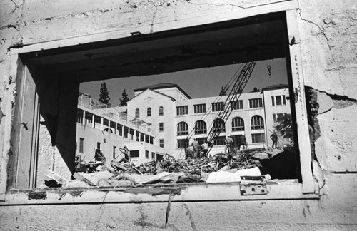 Collapsed wing at VA Hospital