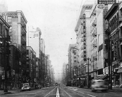 View of Broadway looking south