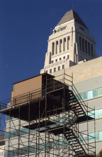 City Hall South, scaffolding