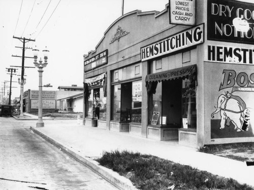 Stores on San Pedro Street