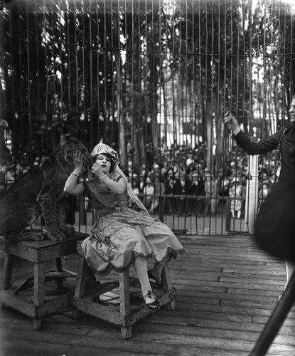 Performing at Luna Park Zoo, view 2