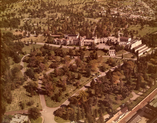 Forest Lawn aerial view