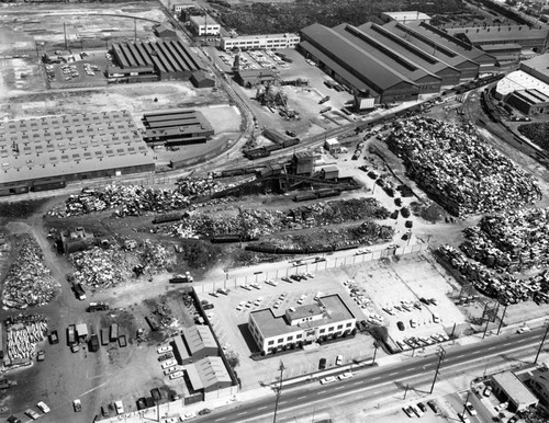 Lipsett Steel, Vernon, looking east