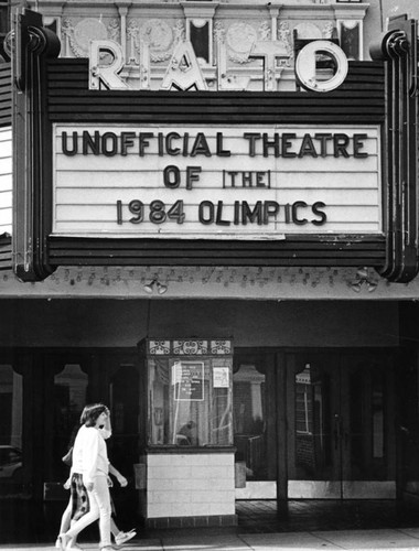 Marquee, Rialto Theatre