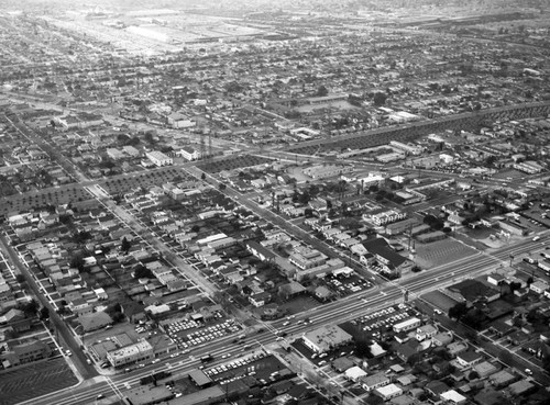 Dick Herrick Buick, South Gate, looking southwest