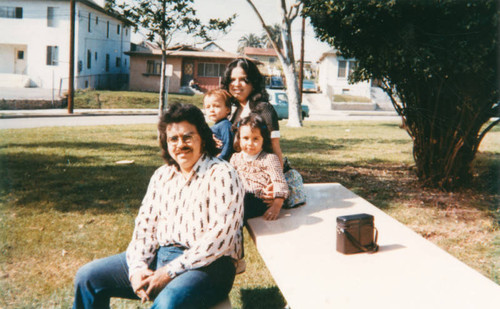 Martinez family in Prospect Park