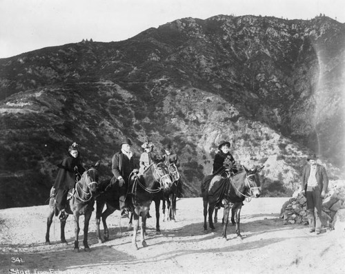 Group of riders, Mount Lowe