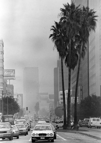 Smoggy Wilshire Blvd