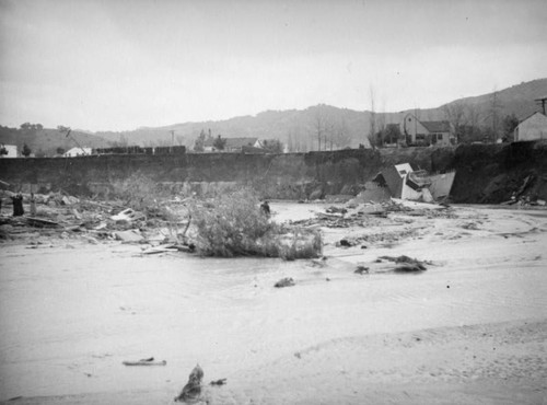 L.A. River flooding, walking through the destruction in North Hollywood