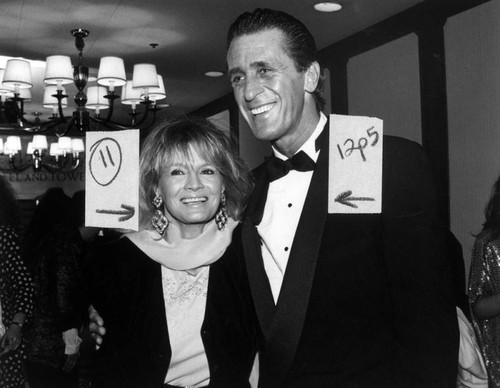 Angie Dickenson and Pat Riley