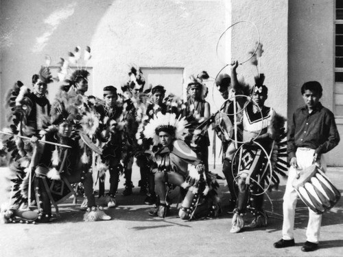 Sherman Indian High School dancers