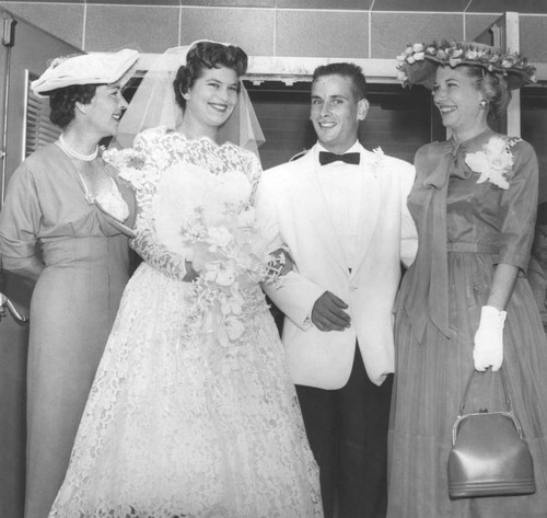 Al Jolson's adopted son takes bride