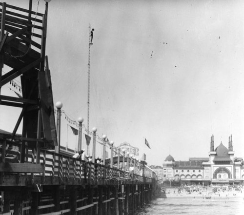 View of Ocean Park pier and bath house