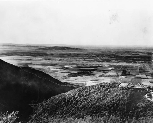 View of Pasadena and surrounding areas