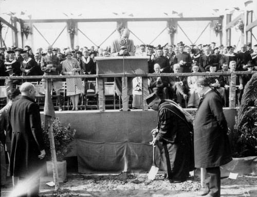 Groundbreaking ceremony at Loyola University