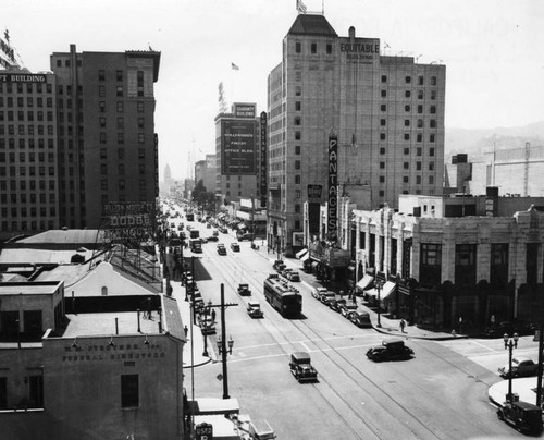 Hollywood Boulevard west from Argyle Avenue