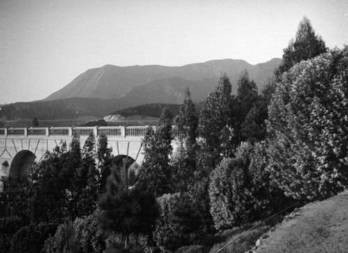 Partial view of Mulholland Dam