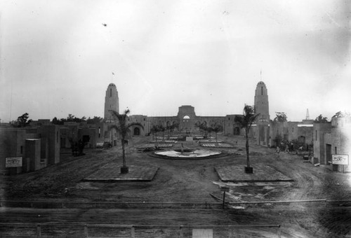 Construction site, Exposition Park