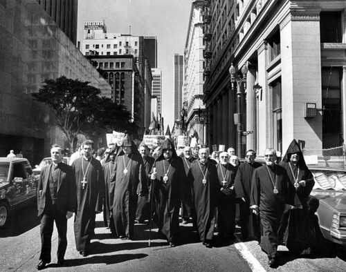 Religious leaders protest in Los Angeles