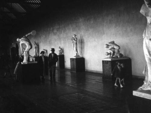 Olympic statuary at the Los Angeles County Museum of History, Science, and Art