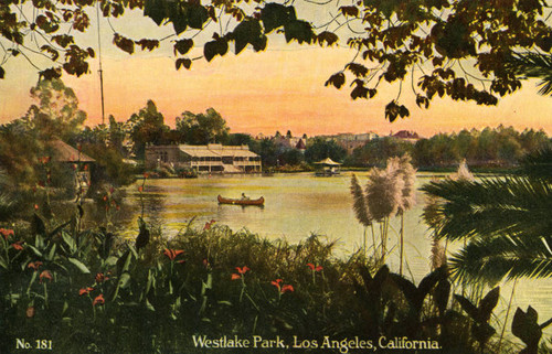 Westlake Park postcard