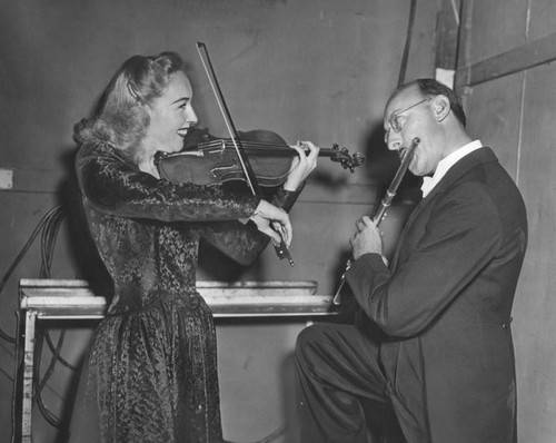 Dixie Blackstone and George Drexler, Los Angeles Philharmonic Orchestra