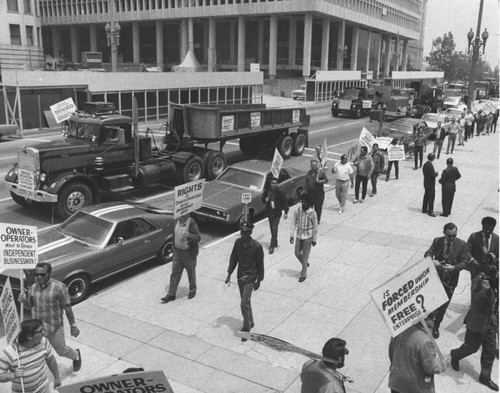 Demonstration at Civic Center