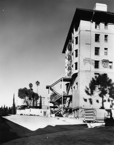 Ambassador Hotel, west facade of north wing