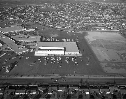 Orbach's Department Store, La Mirada, looking northeast