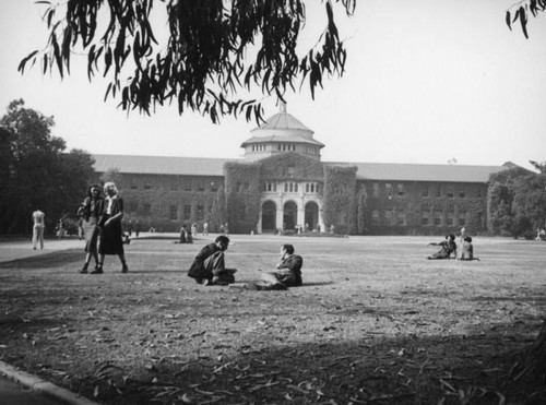 Los Angeles Junior College commons and original administration building