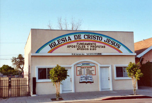 Iglesia de Cristo Jesus, front view