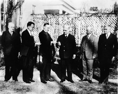 President Coolidge and representatives