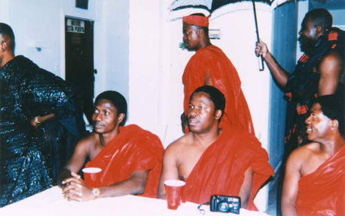 Chief Nana Kofi Anin and his brothers